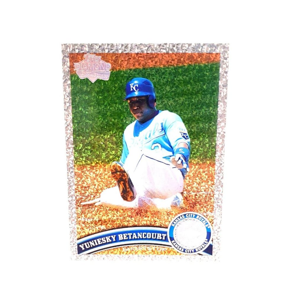 Yuniesky Betancourt KC Royals 289 2011 Topps Platinum Diamond Anniversary Card